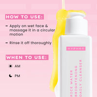 Thumbnail for Hyphen By Kriti Sanon Rice Water Face Brightening Daily Cleanser, Reduce Pigmentation & Dark Spots, Brightens & Even Tones Skin, Moisturizes Skin