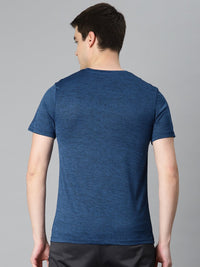 Thumbnail for Alcis Men Typography Printed Anti Static Slim Fit Sports T-shirt - Distacart