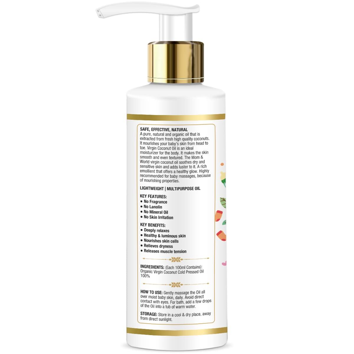 Mom & World Baby Massage Oil - Distacart