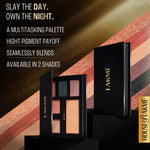 Thumbnail for Lakme Glitterati 4 In 1 Face Palette - Night Diva - Distacart