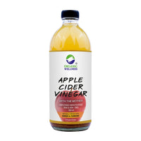 Thumbnail for Organic Wellness Apple Cider Vinegar with Mother, Ginger & Turmeric - Distacart