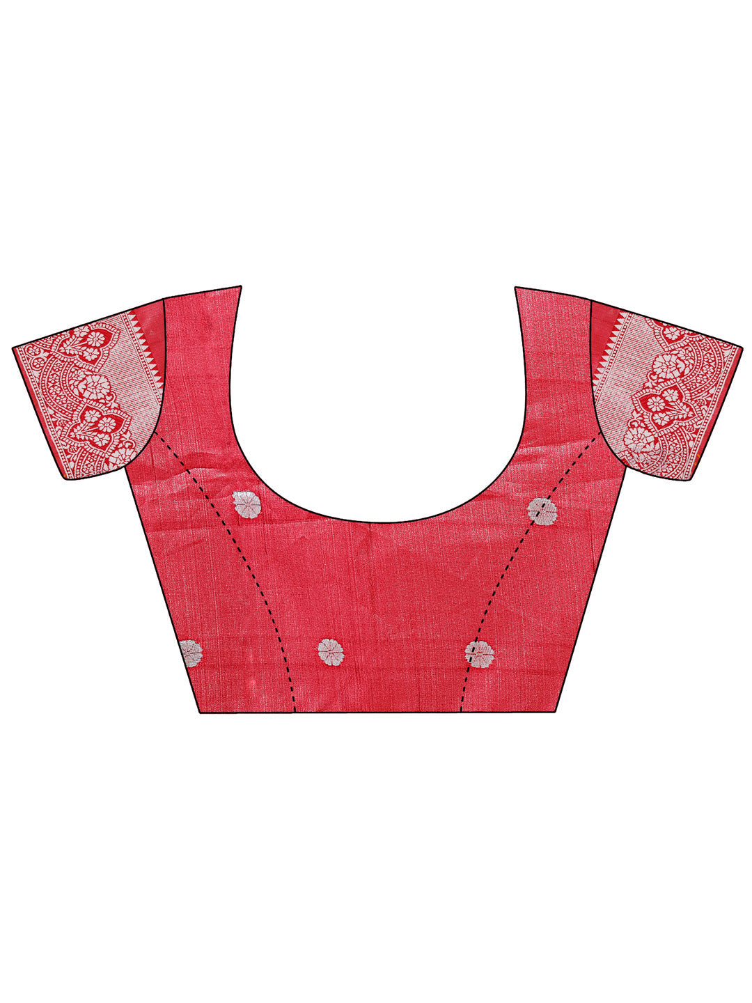 Aanika Women Peach Linen Cotton Saree With UnStiched Blouse - Distacart