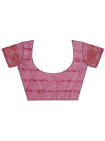 Thumbnail for Aanika Women Magenta Cotton Saree With UnStiched Blouse - Distacart