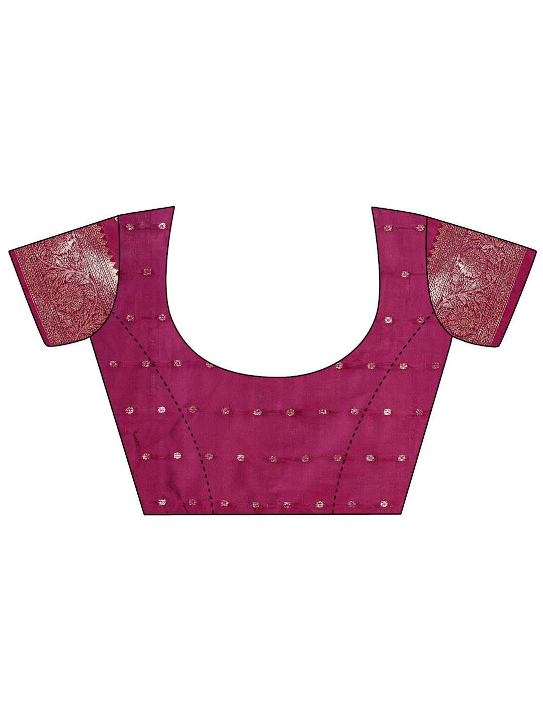 Aanika Women Purple Lichi Silk Saree With UnStiched Blouse - Distacart