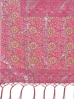 Thumbnail for Aanika Women Olive Green Lichi Silk Saree With UnStiched Blouse - Distacart