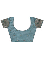 Thumbnail for Aanika Women Green Cotton Saree With UnStiched Blouse - Distacart