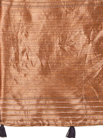 Thumbnail for Aanika Women Grey Linen Cotton Saree With UnStiched Blouse - Distacart