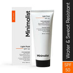 Thumbnail for Minimalist Light Fluid Face Sunscreen with SPF 50 PA++++ - Lightweight, Water & Sweat Resistant - Distacart