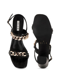 Thumbnail for ELLE Embellished Block Heels