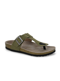 Thumbnail for Roadster The Lifestyle Co. Men Green Slip-On Comfort Sandals