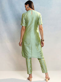 Thumbnail for Vishudh Women Regular Kurta with Trousers