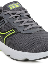 Thumbnail for Campus Men Grey Mesh Running Shoes