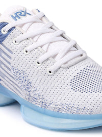 Thumbnail for HRX by Hrithik Roshan Men Blue Textile Flyknit Running Shoes