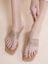 Thumbnail for Anouk Laser Cut One Toe Flats