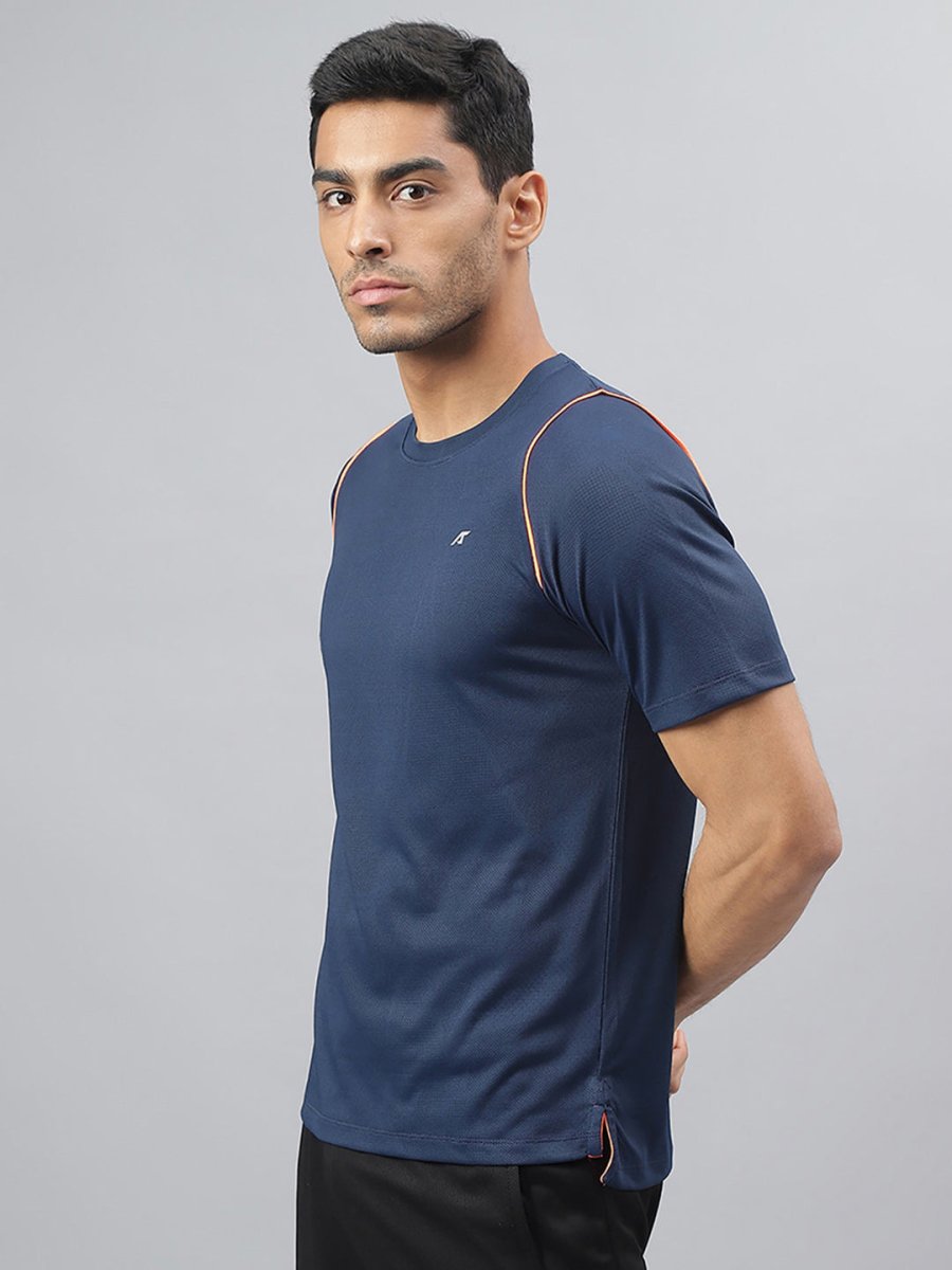 Alcis Round Neck Slim Fit Anti-Static T-Shirt - Distacart
