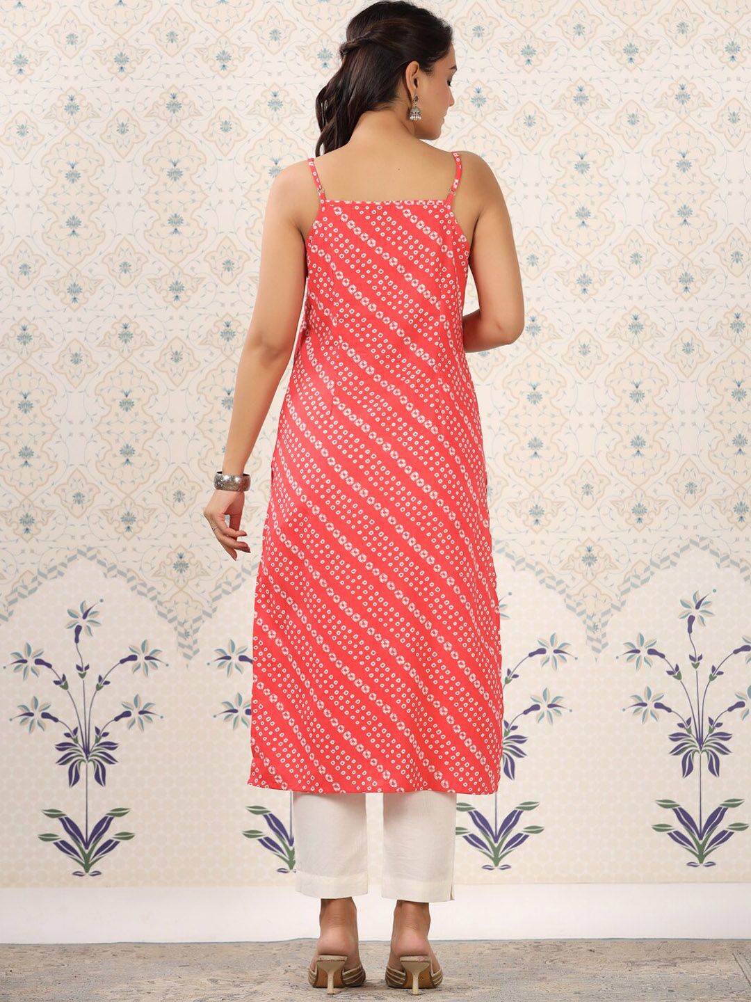 Ode by House of Pataudi Ethnic Motifs Printed Pure Cotton Kurta - Distacart