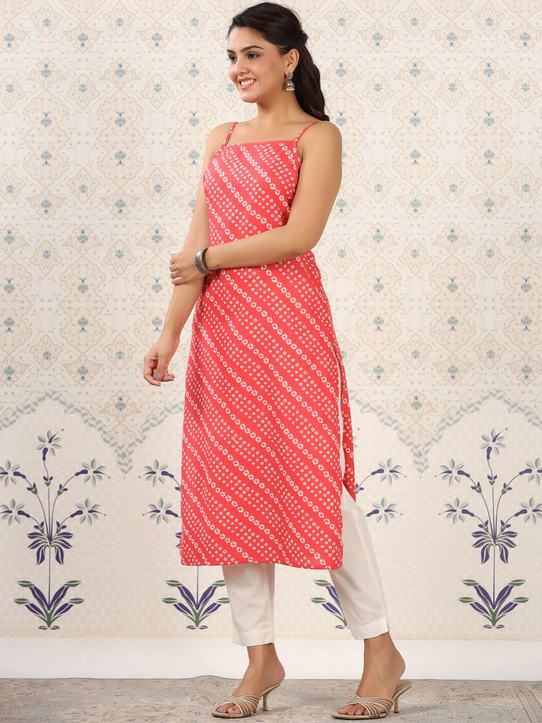 Ode by House of Pataudi Ethnic Motifs Printed Pure Cotton Kurta - Distacart