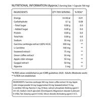 Thumbnail for Pure Nutrition Garcinia Cambogia with Green Coffee & Seaweed Extract Capsules