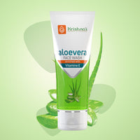 Thumbnail for Krishna's Herbal & Ayurveda Aloe vera Face Wash Gel - Distacart