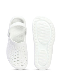 Thumbnail for Roadster The Lifestyle Co. Men White Self-Designed Clogs