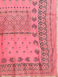 Thumbnail for Anubhutee Women Navy Blue Floral Thread Work Kurta with Palazzos & With Dupatta - Distacart