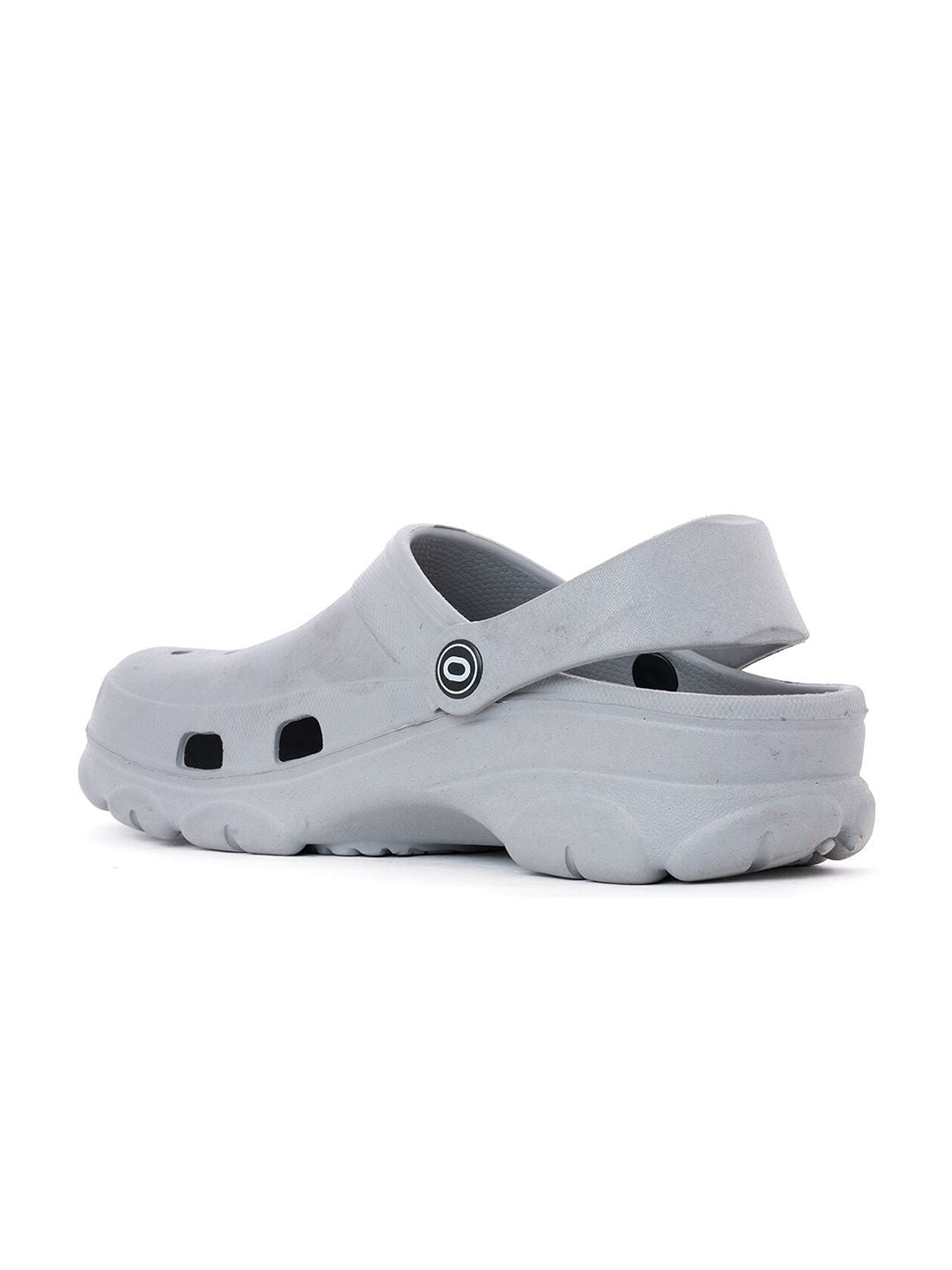 Khadims Men Grey Clogs Sandals