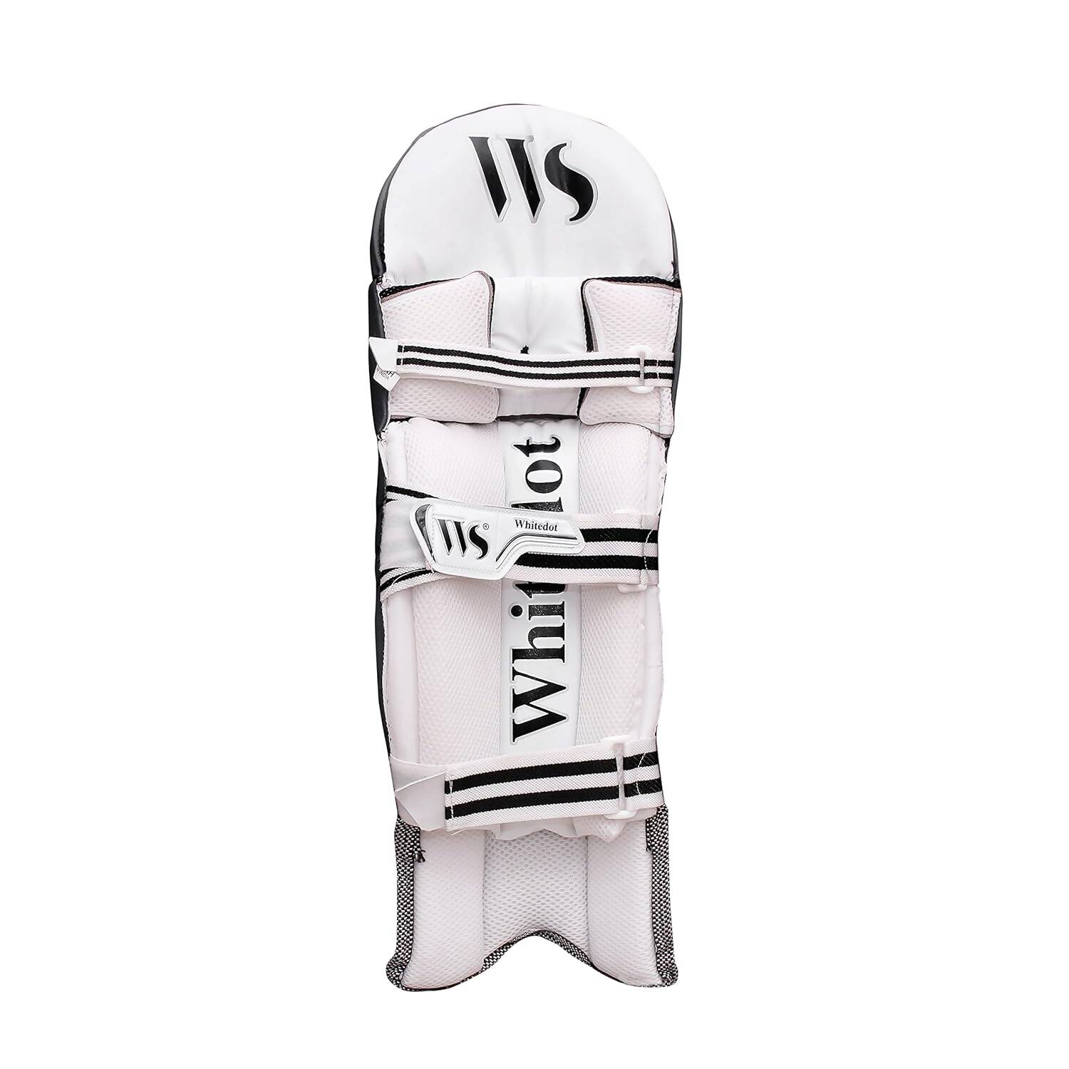 Whitedot Dot 2.1 Pu New Cricket Batting Pad (Youth/Medium, Navy Blue) - Distacart