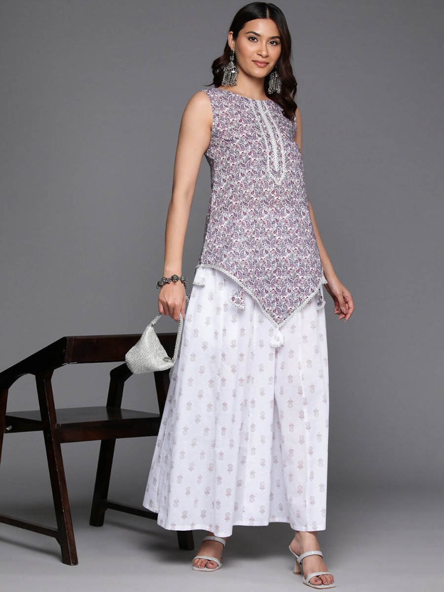 Ahalyaa Women's Traditional Wear Co-ods - Maroon - Distacart