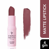 Thumbnail for Avon Simply Pretty Colorbliss Matte Lipstick - Malva - Distacart