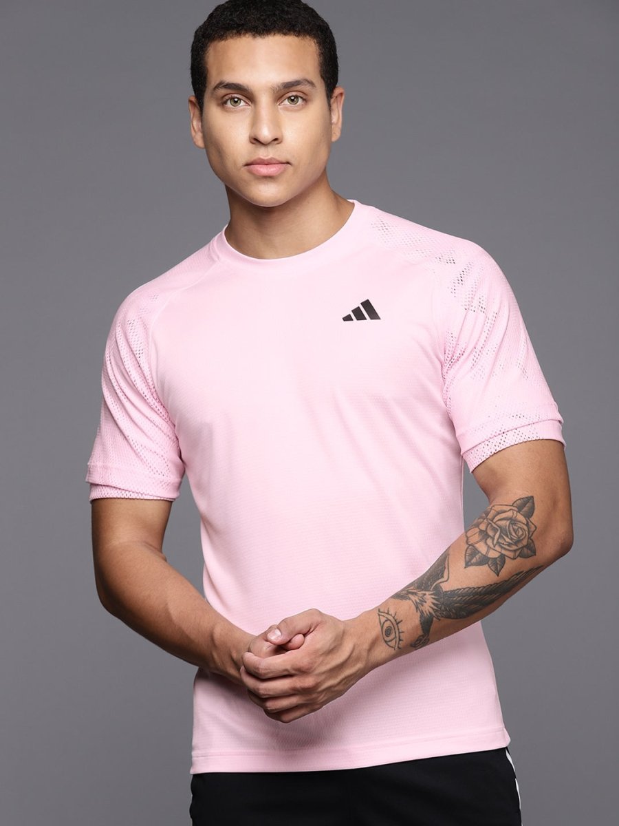 Adidas Men MEL Raglan Heat.RDY Tennis T-shirt - Distacart