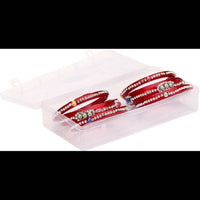 Thumbnail for Afast Bridal Wedding & Party Fashionable Colorful Glass Bangle/Kada Set, Pack Of 12 - Yellow, Red - Distacart
