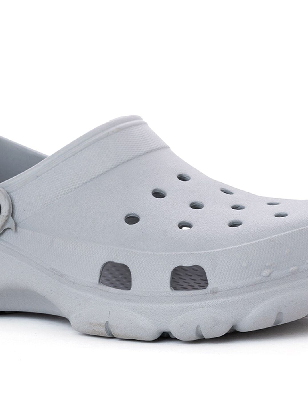 Khadims Men Grey Clogs Sandals