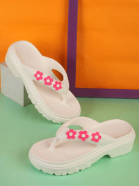 Thumbnail for Roadster The Lifestyle Co. Women Self Design Clog Flip Flop