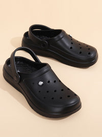 Thumbnail for Roadster Nuo Men Black Clogs Flip Flops
