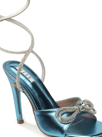Thumbnail for ELLE Embellished Stiletto Heel Gladiators