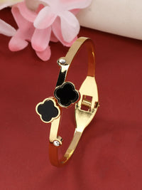 Thumbnail for NVR Women's Set of 2 Gold & Silver Cuff Bracelet