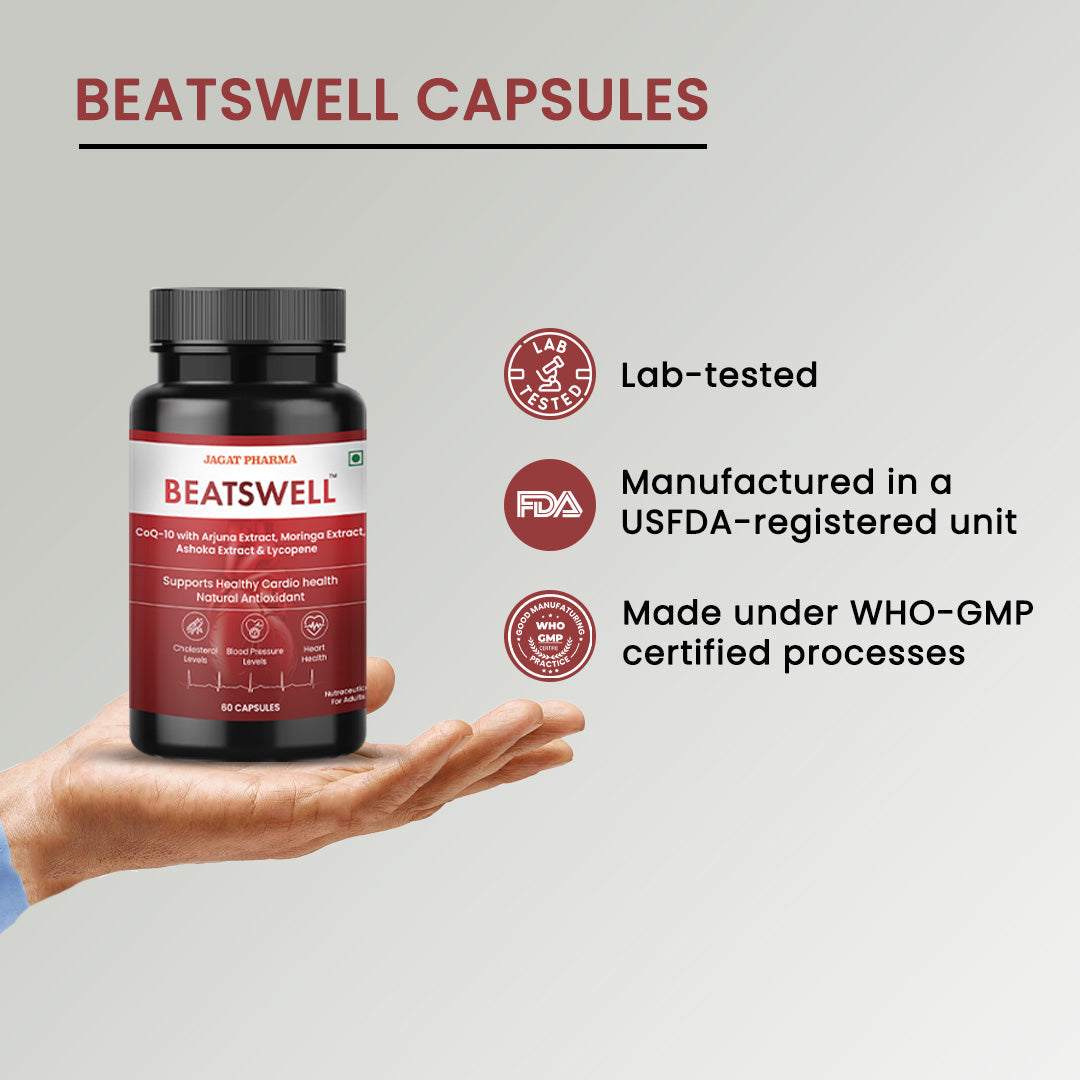 Jagat Pharma Beatswell Capsules for Your Heart’s Daily Dose of Strength