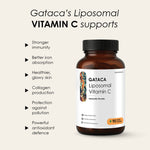 Thumbnail for GATACA Liposomal Vitamin C Capsules for High Bioavailability| Immunity, Better Skin & Iron Absorption