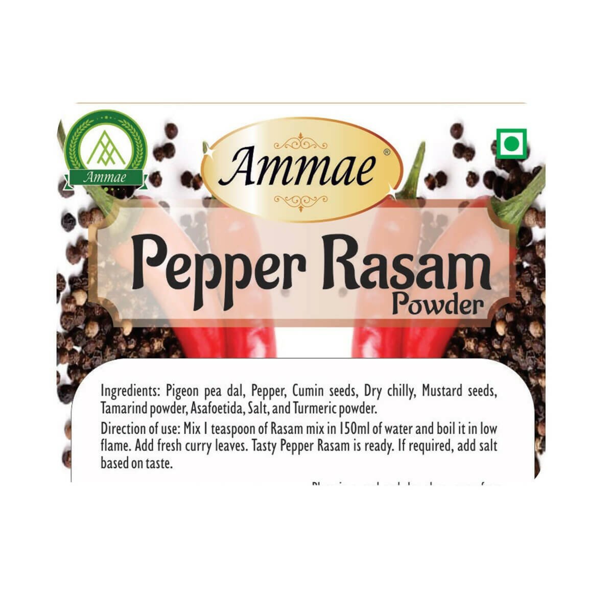 Ammae Pepper Rasam Powder - Distacart