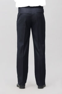 Thumbnail for Bluebird Timeless Navy Blue Pleated Trouser