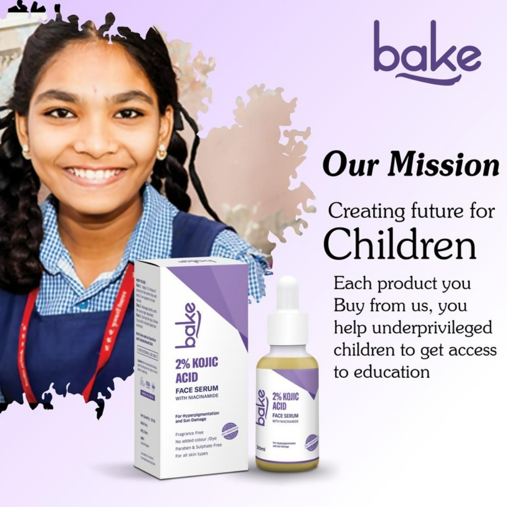 Bake 2% Kojic Acid Face Serum With Niacinamide - Distacart