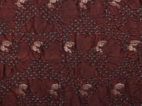 Thumbnail for Brown Bandhani Paithani Silk Handloom Saree with Peacocks Border and Pallu Design - Global Threads - Distacart