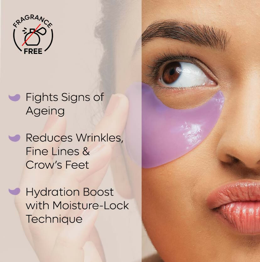 mCaffeine Black Tea Hydrogel Under Eye Patches with Vegan Collagen Peptide - Anti-Ageing - Distacart
