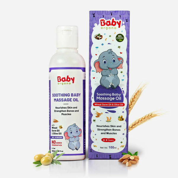 Babyorgano Soothing Baby Massage Oil - Distacart