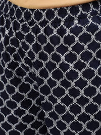 Thumbnail for Anubhutee Blue Printed Kurta with Trousers & Dupatta - Distacart