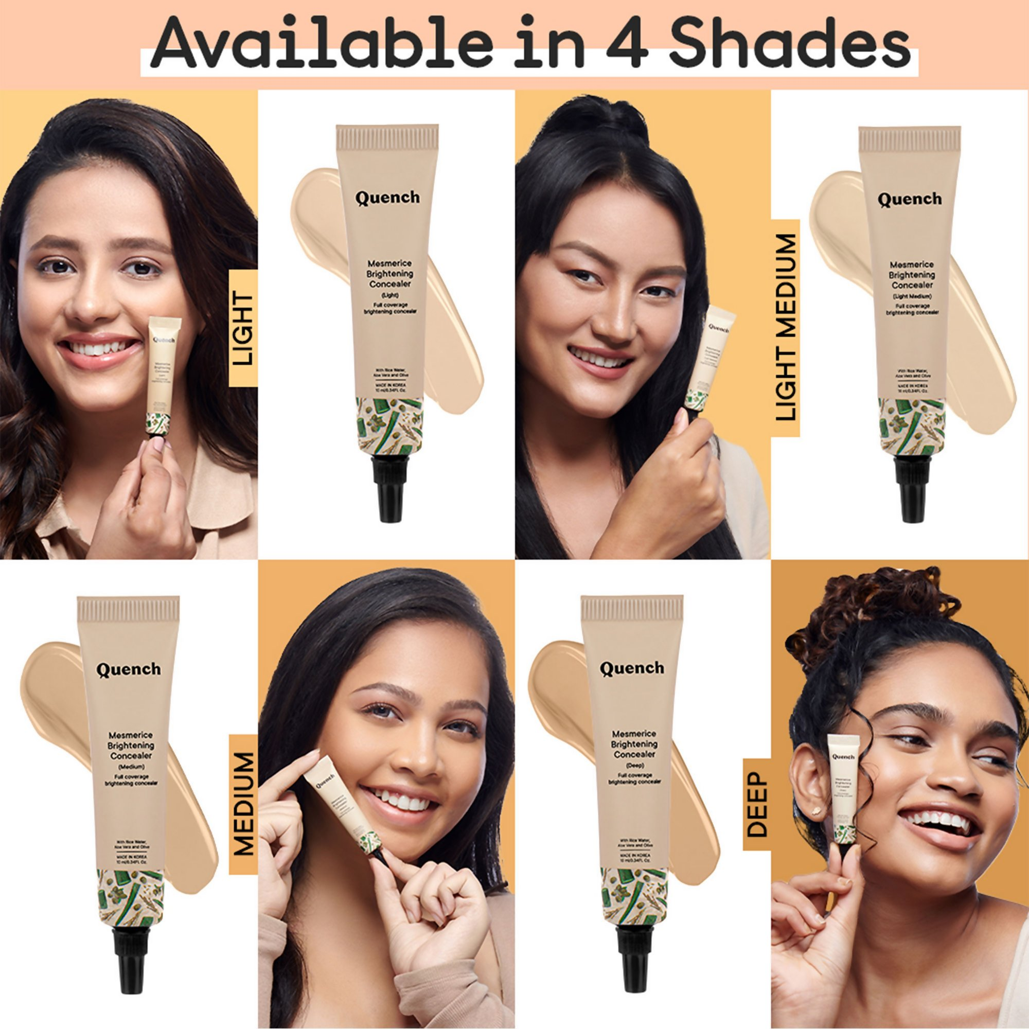 Quench Mesmerice Brightening Concealer - Deep - Distacart