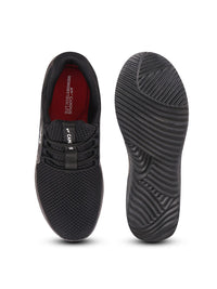 Thumbnail for Campus Men Black Mesh Running Shoes