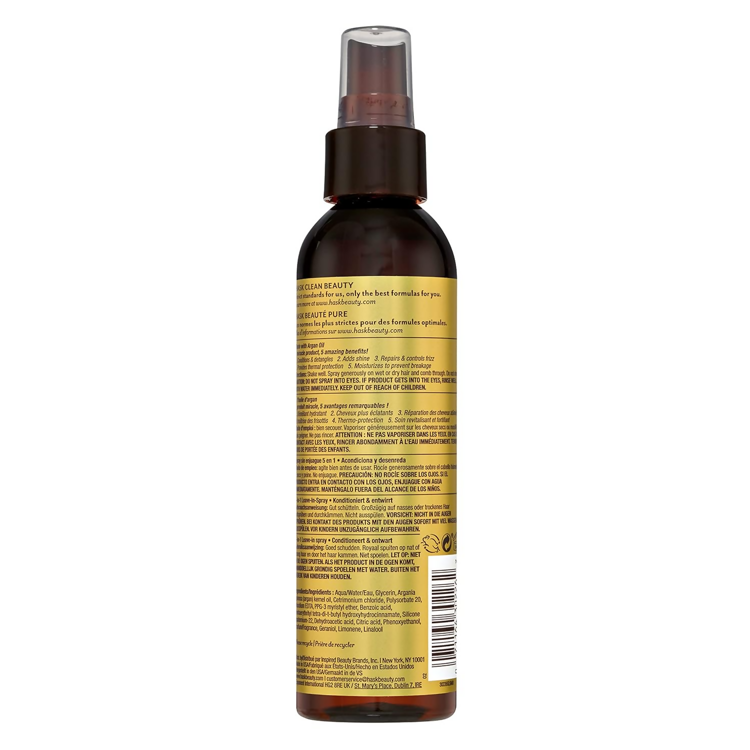 HASK Argan Oil 5-IN-1 Leave-IN-Conditioner Spray - Distacart