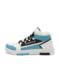 Thumbnail for ASIAN Men Trazan Mid Top Colourblocked Lightweight Comfort Insole Basics Sneakers