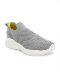 Thumbnail for HRX by Hrithik Roshan Men Grey PU Foam Bounce Back Walking Shoes